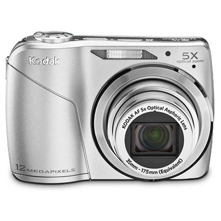 Kodak C190 12 Megapixel Zoom Digital Camera Kit, Silver