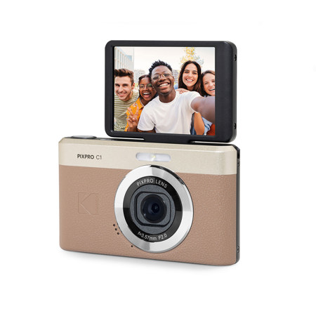 Kodak PIXPRO C1 Friendly Zoom 13MP Full HD Digital Camera Brown C1-BN