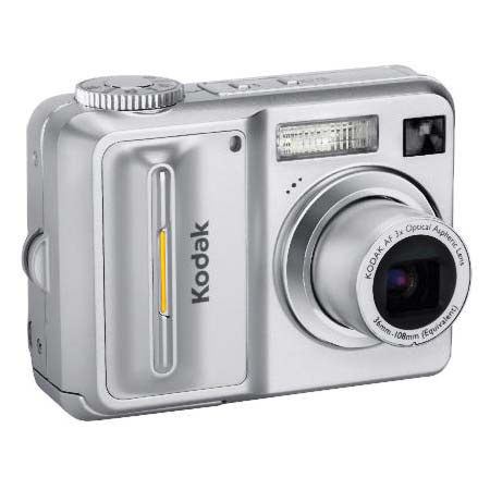 Kodak EasyShare C653 Point & Shoot Zoom Digital Camera, 6.1 Megapixel, 3x Optical Zoom, 5x Digital Zoom, 2.4" LCD Screen, Without Dock.