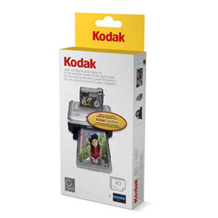 Kodak Thermal Dye-Sub Clr Crtrdg, Pht Ppr,40,Kit(PH-40)