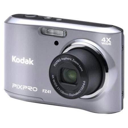 Kodak PixPro Friendly Zoom FZ41 Digital Camera, Silver