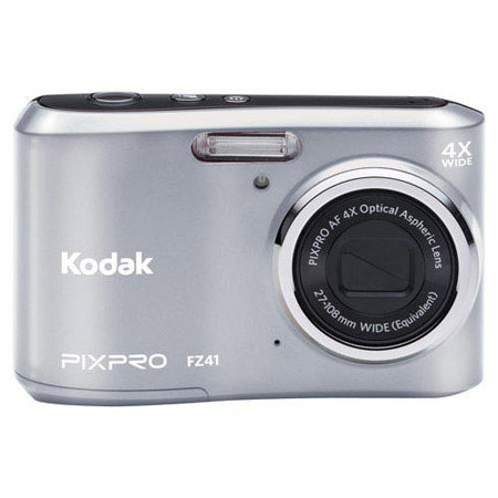 Kodak PixPro Friendly Zoom FZ41 Digital Camera, Silver