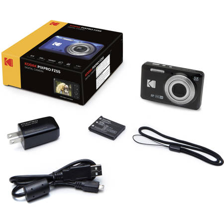 Amazon.com : Kodak Pixpro FZ55 Digital Camera (Black) Bundle