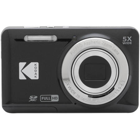 Kodak PIXPRO FZ55 Friendly Zoom Digital Camera, Black FZ55-BK