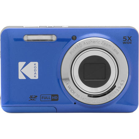 Kodak PIXPRO FZ55 Friendly Zoom Digital Camera, Blue FZ55-BL - Adorama