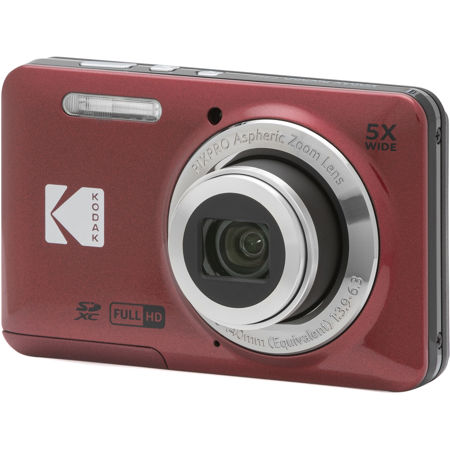 Kodak PIXPRO FZ55 Friendly Zoom Digital Camera, Red FZ55-RD - Adorama