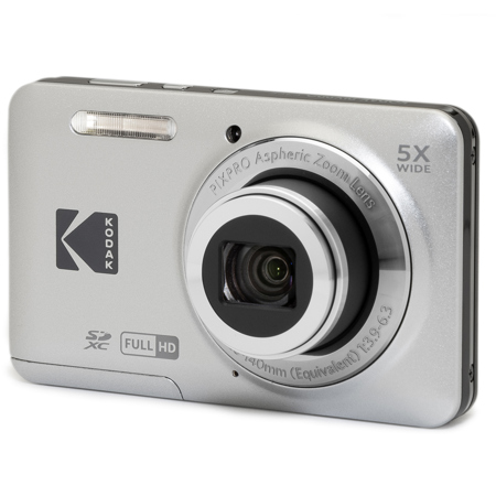 Kodak PIXPRO FZ55 Friendly Zoom Digital Camera, Silver FZ55-SL