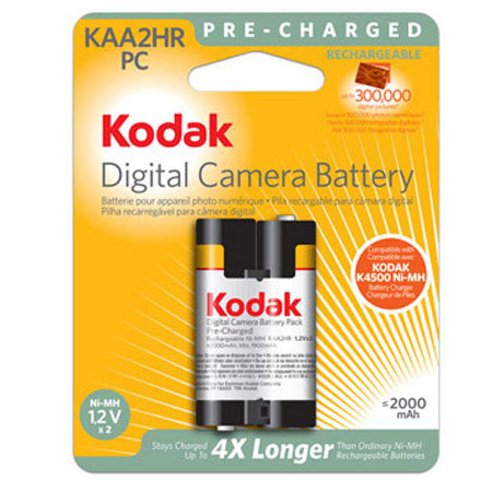 Kodak Ni-MH Pre-Charged Rechargeable Battery KAA2HR-PC