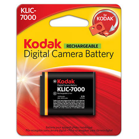 Kodak KLIC-7000 Lithium-Ion Rechargeable Battery-Camera