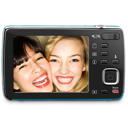 Kodak EasyShare Mini M200 Digital Camera, 10 MP, Blue