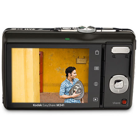 Kodak EasyShare M341 Digital Camera, 12.2 Megapixl, Blk