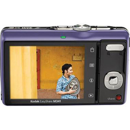Kodak EasyShare M341 12.2MP Digi Camera, 2.7" LCD, Blu