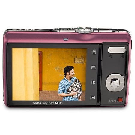 Kodak EasyShare M341 Digital Camera,12.2 Megapxl, Orchd
