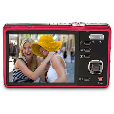 Kodak EasyShare M381 Digital Camera, 12.4 Megapixel, Rd