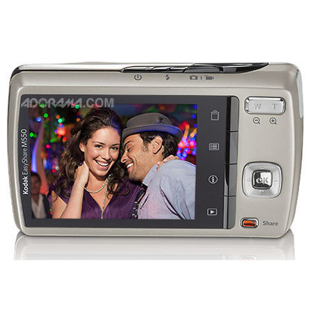 Kodak EasyShare M550 12 MP Digital Camera, Dark Gray