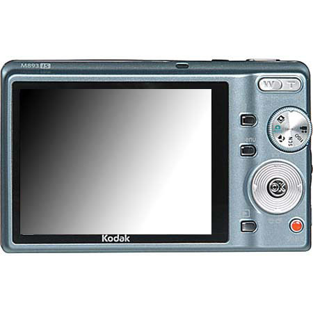 Kodak EasyShare M893 IS Digital Camera, 8.1 Megapixel, 3x Optical, 5x Digital Zoom, 2.7" LCD Screen, Blue