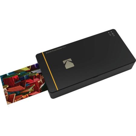 KODAK PM-210B - Photo Printer Mini (Black) for iPhone and Android