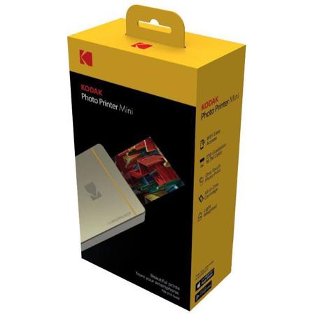 Kodak PM-210G - Photo Printer Mini (Gold) for iPhone and Android