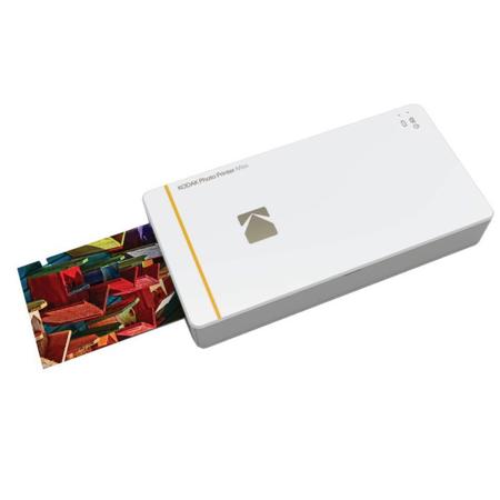 Kodak PM-210W - Photo Printer Mini (White) for iPhone and Android