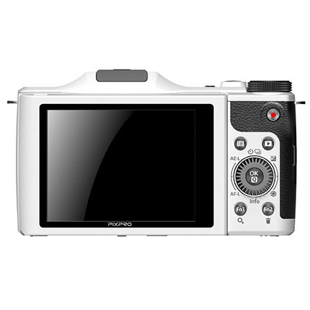 Kodak S-1 Pixpro Camera with SZ ED 12-45mm F3.5-6.3 AF Lens- White