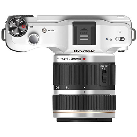 Kodak S-1 Pixpro Camera with SZ ED 12-45mm F3.5-6.3 AF Lens- White
