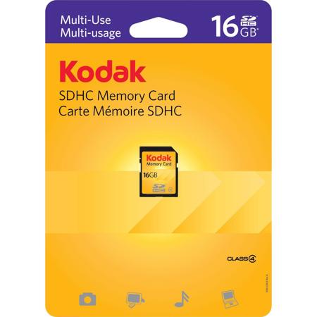 Kodak 16GB Secure Digital High Capacity Memory Class 4 Card
