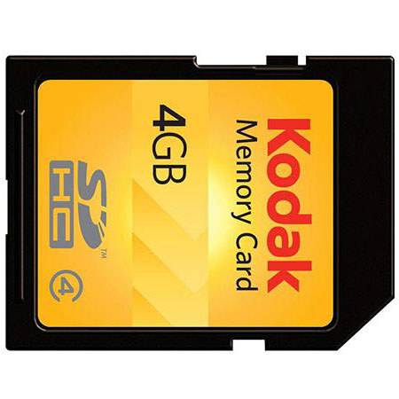 Kodak 4GB Secure Digital High Capacity Class 4 Memory Card