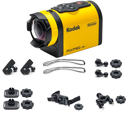 Kodak SP1 Pixpro - Explorer Pack - Waterproof Action Digital Camera, Yellow
