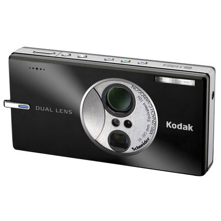 Kodak EasyShare V-610, Dual Lens Digital Camera, 6.1 Megapixel, Schneider-Kreuznach 10x Optical / 4x Digital Zoom, 2.8" LCD Screen, Bluetooth Wireless Technology