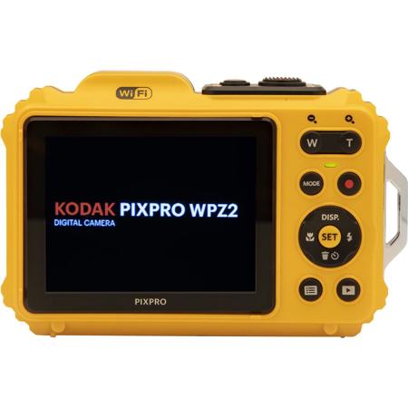 Kodak PIXPRO WPZ2 16MP FHD Waterproof Digital Camera, Yellow, w