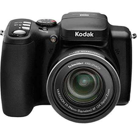 Kodak EasyShare Z1012 IS Zoom Digital Camera, 10.1 Megapixel, 12x Optical Zoom, 5x Digital Zoom, 2.5" LCD, Black