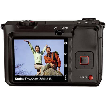 Kodak Easyshare Z8612 IS Digi Cam, 8.1MP, 12x Op Zm
