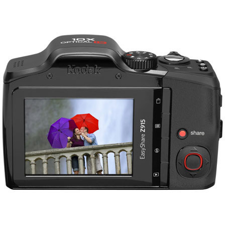 Kodak Easyshare Z915 10MP Digital Zoom Camera, Black