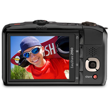 Kodak Z950 IS 12MP Zoom Digital Camera, 10x Zoom, Black