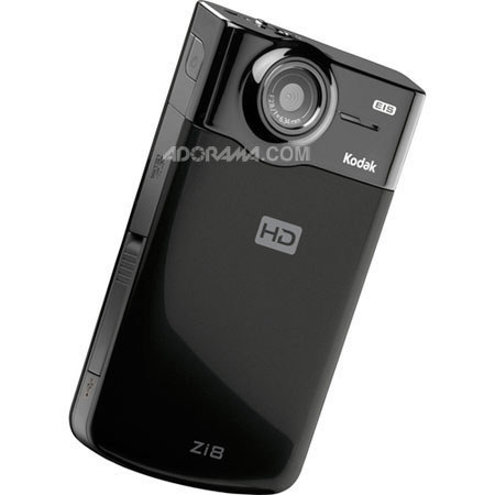 Kodak Zi8 5 MP Pocket Video Camera, 4x Zoom, Black