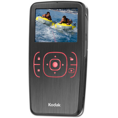 Kodak Zx1 WR Pocket Digi Video Cam w/128 MB Int Mem,Blk
