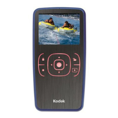 Kodak Zx1 WR Pocket Digi Video Cam,Blue w/FREE 2GB Crd