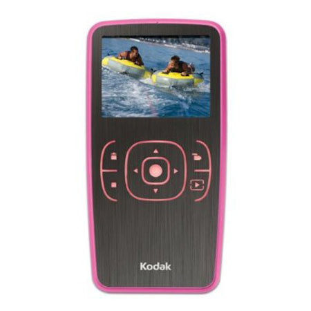 Kodak Zx1 WR Pocket Digi Video Cam w/128MB Int Mem,Pink