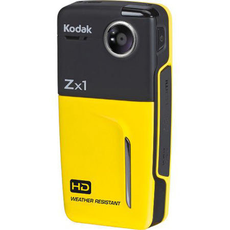 Kodak Zx1, Weather Resistant Pocket Dg Vdo Cam kit, -Yl