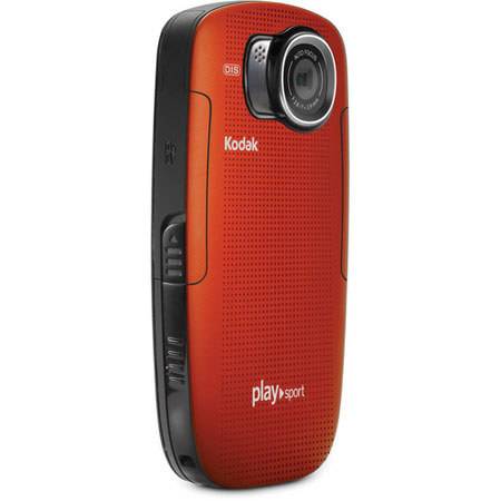 Kodak EasyShare PlaySport Zx5 Digital Video Camera, Red