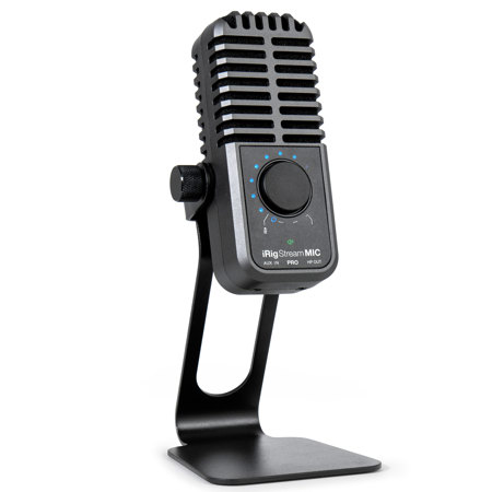 IK Multimedia iRig Stream Mic Pro USB Condenser Microphone