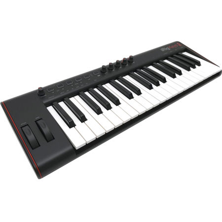 IK Multimedia iRig Keys 2 Pro Compact USB MIDI Keyboard Controller with 37  Full-Size Keys for iPhone, iPad, Android and Mac/PC