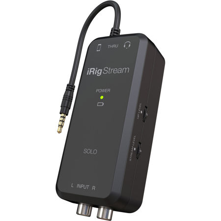 IK Multimedia iRig Stream Solo Ultracompact 3x1 TRRS Audio