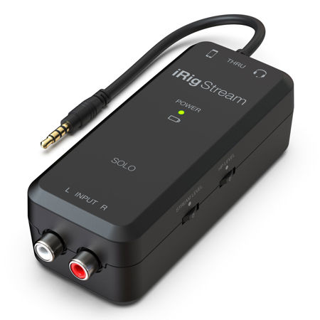 IK Multimedia iRig Stream Solo Ultracompact 3x1 TRRS Audio