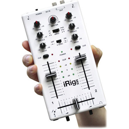 IK Multimedia iRig Mobile DJ Mixer for iPhone/iPad/iPod Touch