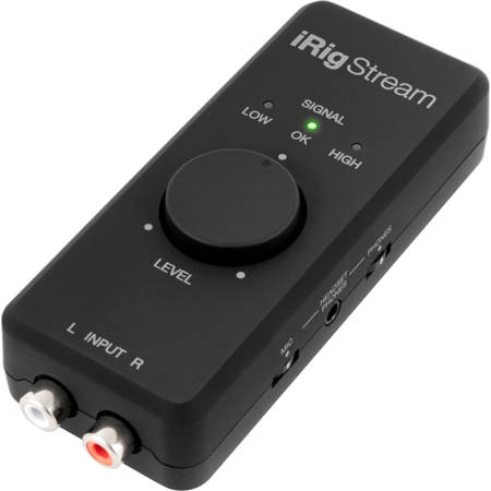 IK Multimedia iRig Stream Audio Interface for Computers, Smartphones and Tablets