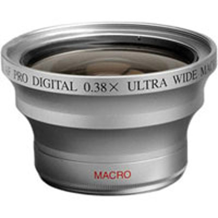 Kenko 0.38x Semi-Fisheye Wide-Angle Conversion Lens for Digital Still Cameras with a 52mm Mounting Thread.