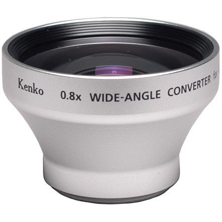 Kenko 0.8x Wide Angle Conversion Lens for Digital Still Cameras with a 30.5mm Mounting Thread.