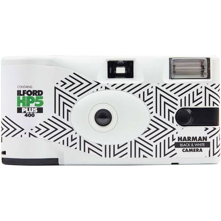 Ilford HP5 Plus 35mm B&W Single Use Disposable Camera w/Flash, 27 Exposures