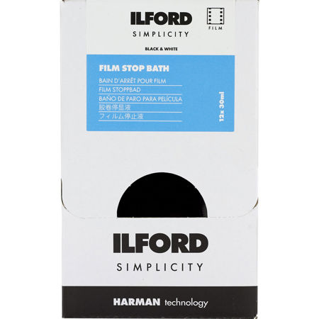 Ilford SIMPLICITY Stop Bath, 30mL Sachet, 12-Pack
